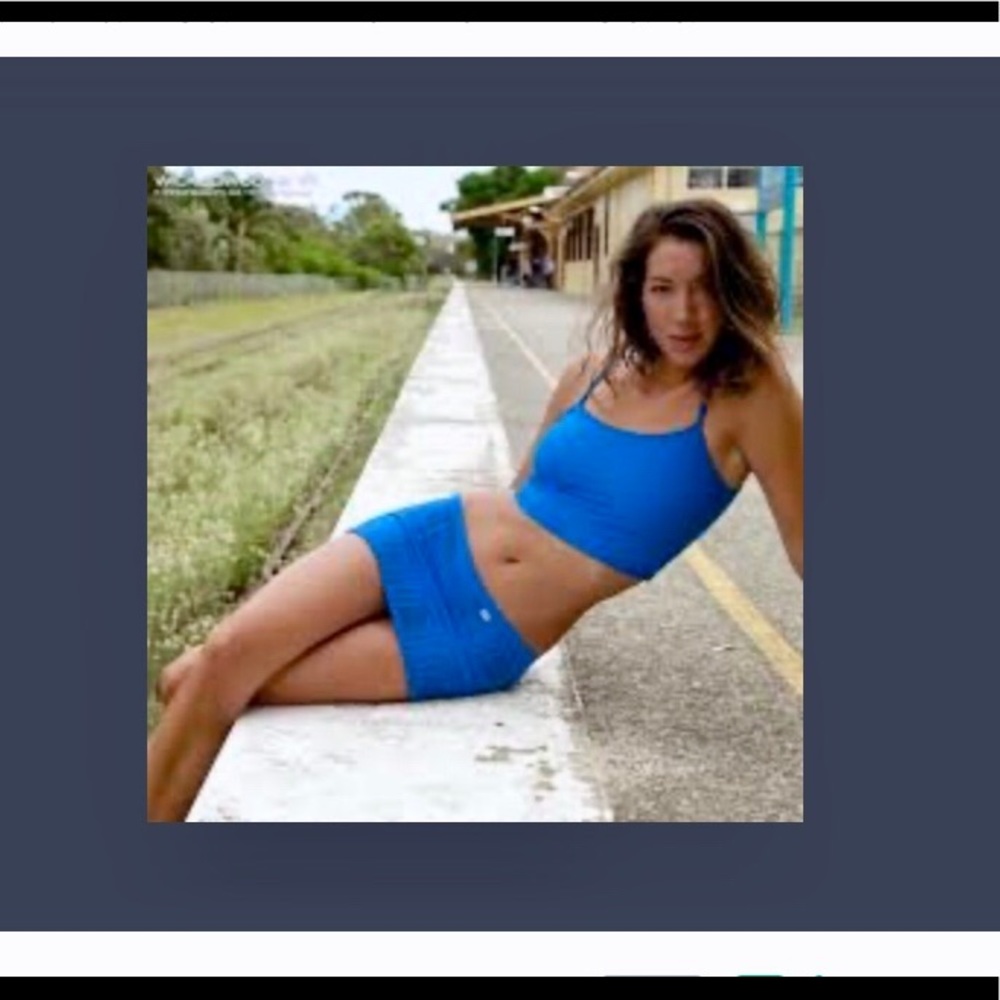NWT WICKED WEASEL 522 unchained mini skirt - blue
